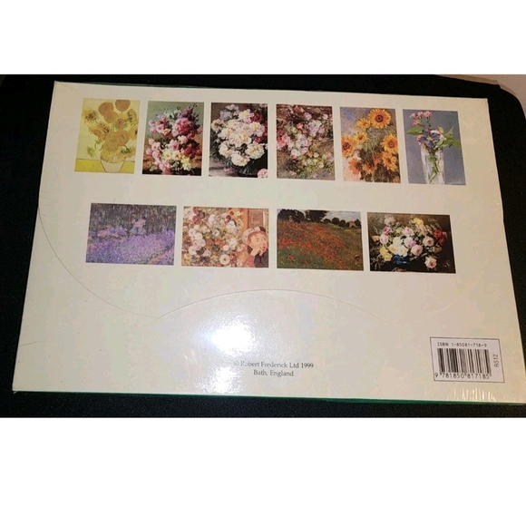 Robert Fredrick Note Cards Blank Floral Art Collection Greeting Complete Set VTG - Picture 2 of 9